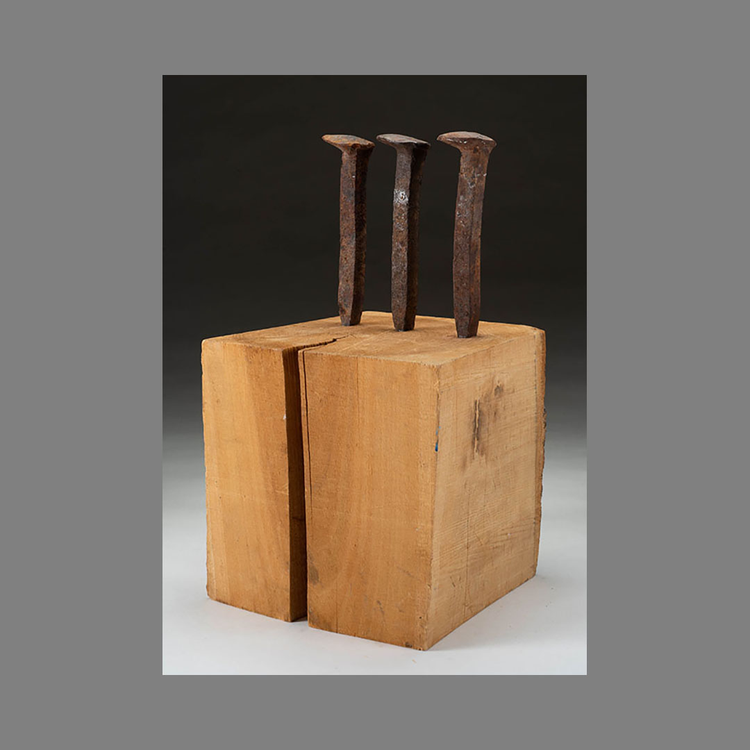 Wood, Found Objects, 13” x 7.5”x 7.5" 