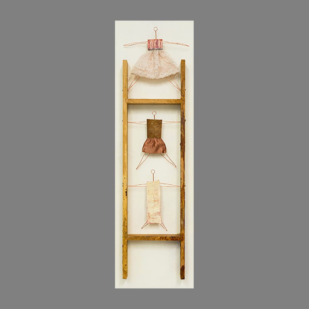 Wood, Wire, Copper, Fabric, Canvas, 12